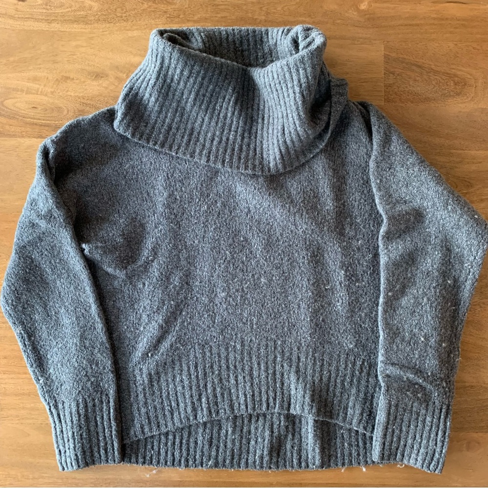 Michael Kors Gray Cowl Neck Sweater